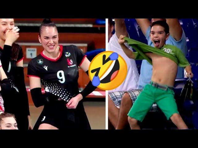 Volleyball Meme  Yulia Gerasymova with audience boy viral  Funny Moment Dance Reaction //CRICFOOT