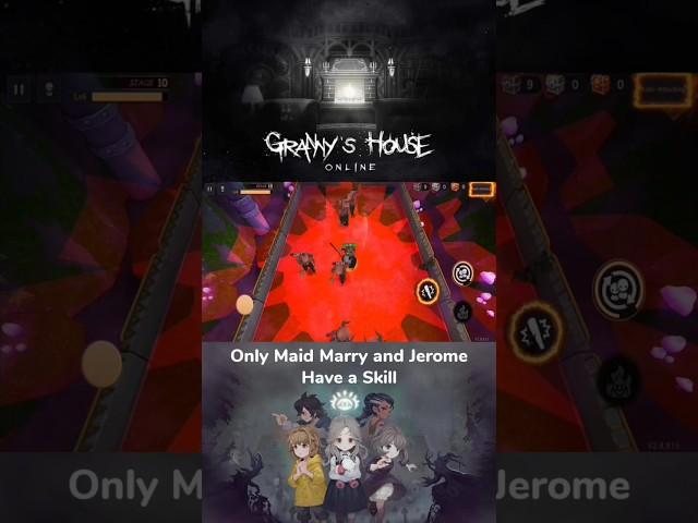 Only Maid Marry and Jerome Have a Skill | Granny House Multiplayer #shorts #short