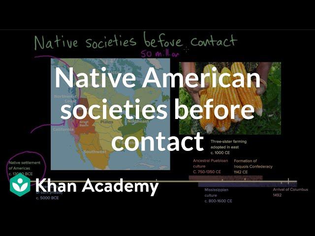 Native American societies before contact | Period 1: 1491-1607 | AP US History | Khan Academy