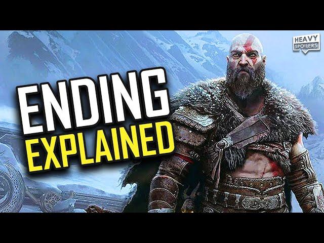 GOD OF WAR RAGNAROK Ending Explained | Video Game Breakdown, Secret Ending, Theories & Review