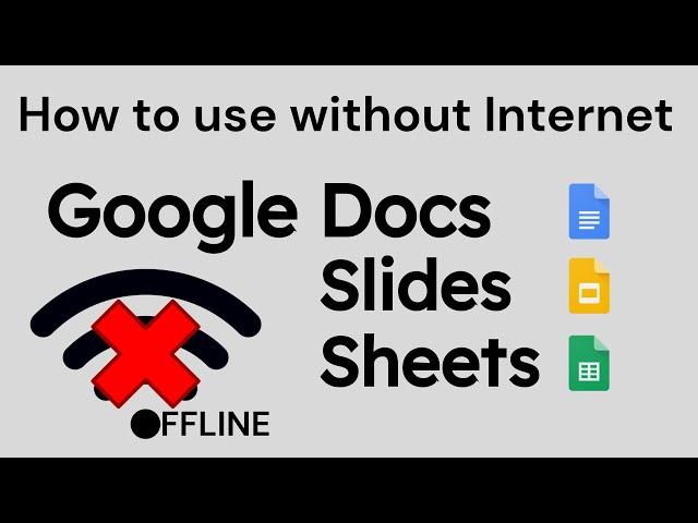 Turn On Offline Access for Google Docs, Sheets, Slides (Step By Step)