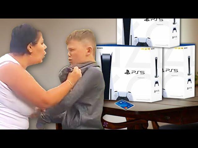 Kid STEALS MOMS Credit Card to Buy PS5 (BIG MISTAKE)