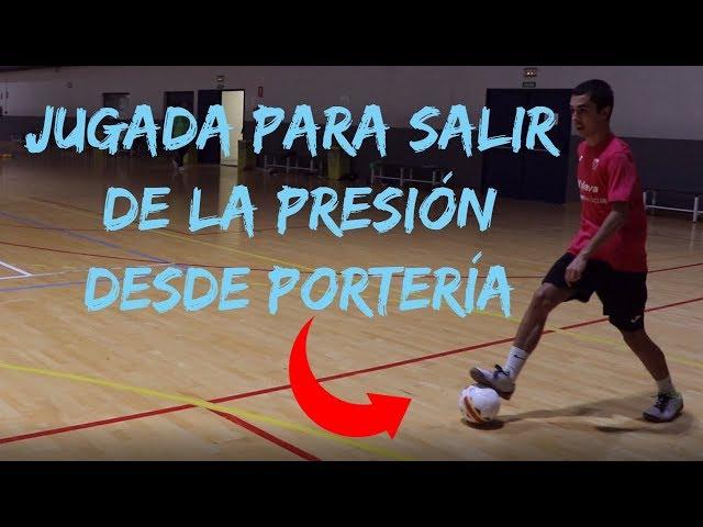 Salida de presión con pívot - Estrategia Futbol sala