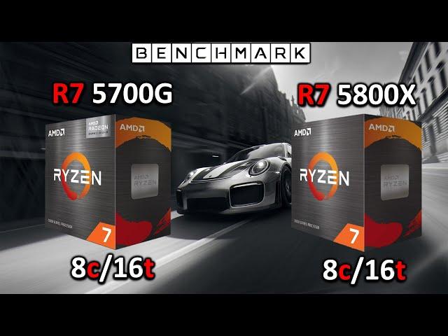 AMD Ryzen 5700G vs 5800X Test in 8 Games // 1080p, 1440p, 2160p