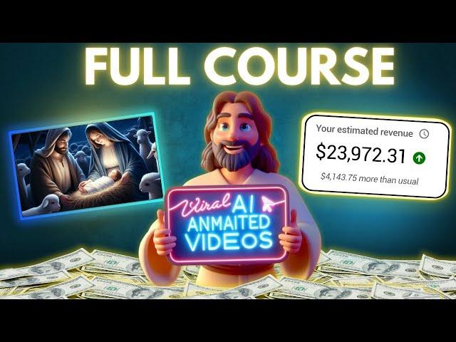 How to Create 3D ANIMATED Bible Stories for Free with AI (Full BluePrint + Secret Niche revealed)