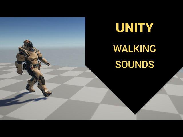 Unity Walking sound tutorial