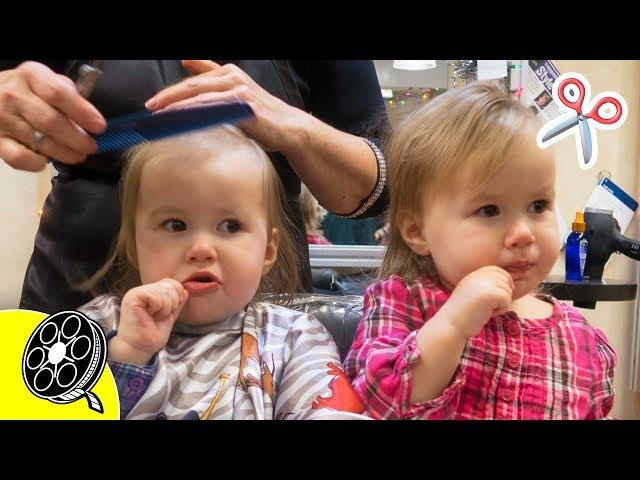 ️ TWINS get a CUTE First Haircut! 