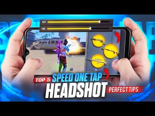 [ Unique ]  One Tap Headshot Top 5 Tips And Tricks - Garena Free Fire 2024