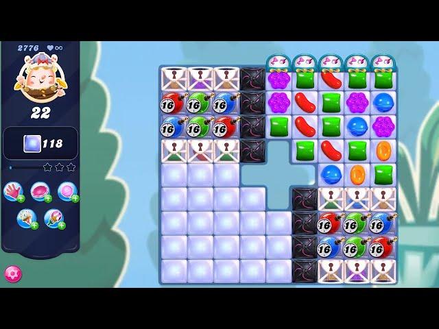 Candy Crush Saga LEVEL 2776 NO BOOSTERS (new version)