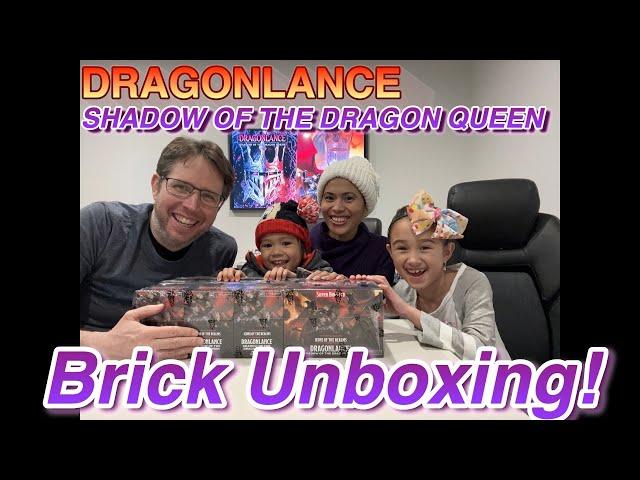 Dragonlance Shadow of the Dragon Queen - Full Booster Brick Unboxing - D&D Icons of the Realms