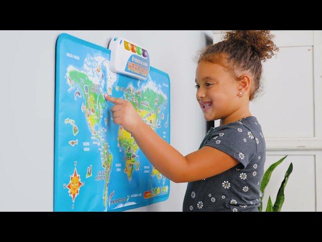 LeapFrog Touch & Learn World Map Interactive Wall Map 80 615700