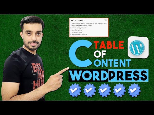 How to Create Table of Content in WordPress | WordPress Tutorial For Beginners