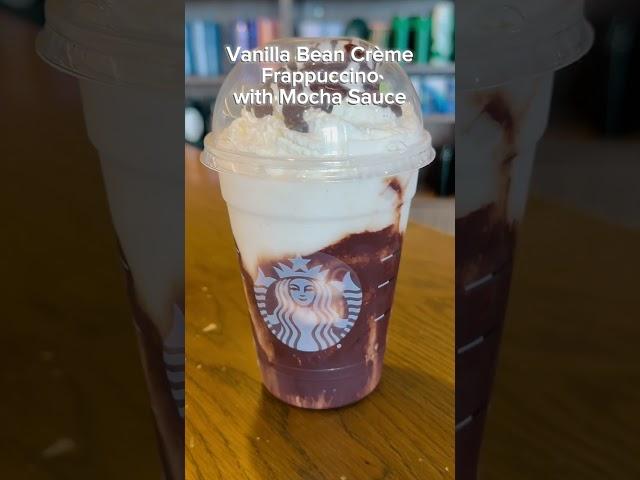 Vanilla Bean Crème Frappuccino Starbucks #vanillabean #starbucks #ontario #canada #shorts #short