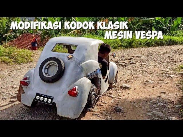 MODIFIKASI KODOK KLASIK MESIN VESPA | BARU 70%