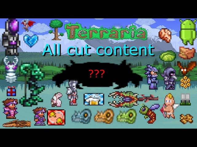 Terraria ALL cut content...