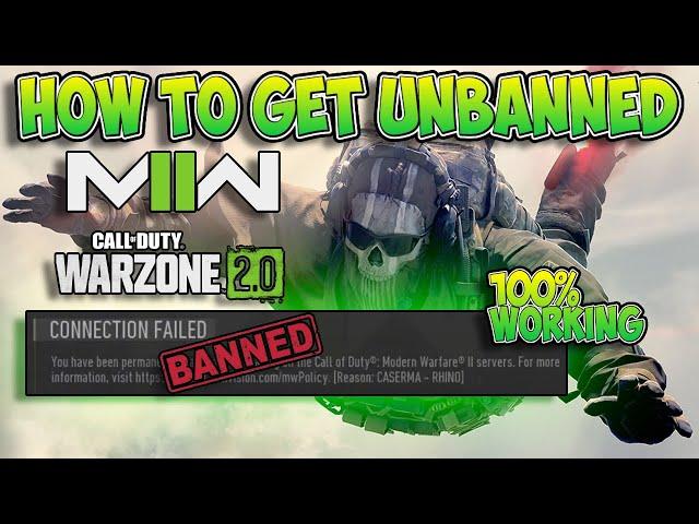 How To Get Unbanned on Warzone 2.0 & Modern Warfare 2 (100% Working in 2023)