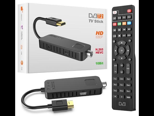 DCOLOR Decoder Digitale Terrestre DVB-T2-Come usare il mini TV stick