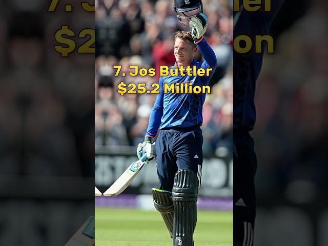 Top 10 Highest-Paid Cricketers In 2024 #cricket #shorts