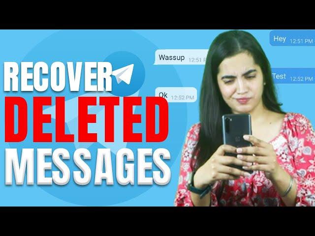 How to Recover Telegram Deleted Messages | Recover Telegram Chats