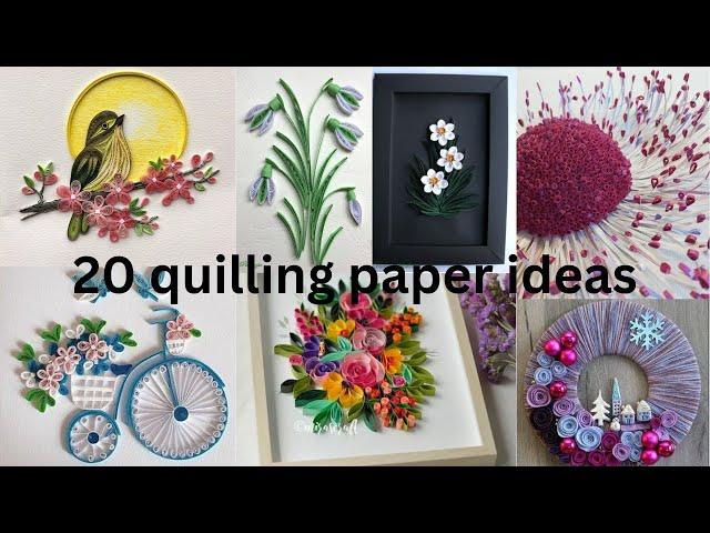 quilling paper art /paper quilling art/quilling paper art wall hanging