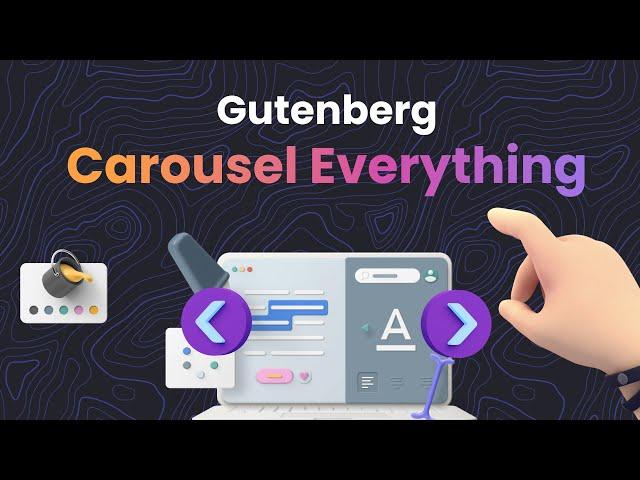 How to add carousel to any block in Wordpress Gutenberg