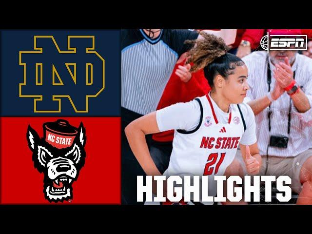  DOUBLE OT THRILLER  Notre Dame vs. NC State | Full Game Highlights | ESPN College Basketball