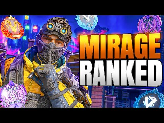 High Skill Mirage Ranked Gameplay - Apex Legends (No Commentary)