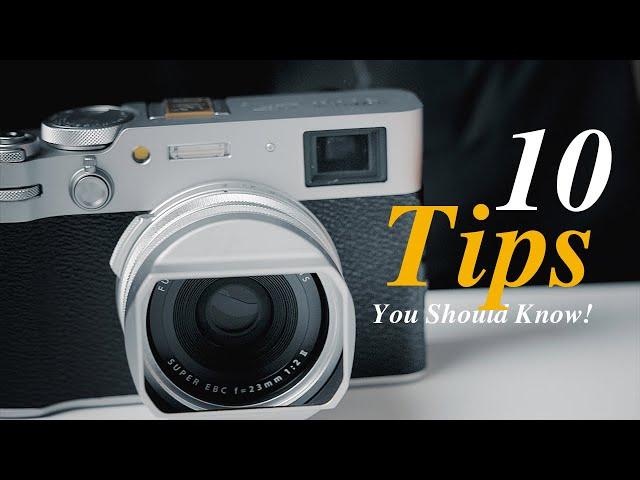 Fujifilm x100vi - 10 TIPS & SETTING you should know!