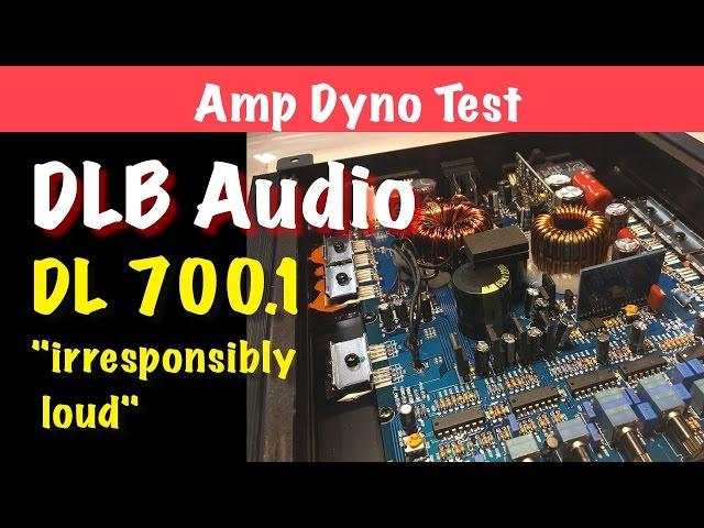 DLB Audio DL-700.1 Monoblock Strapped Amp Dyno Test AD-1