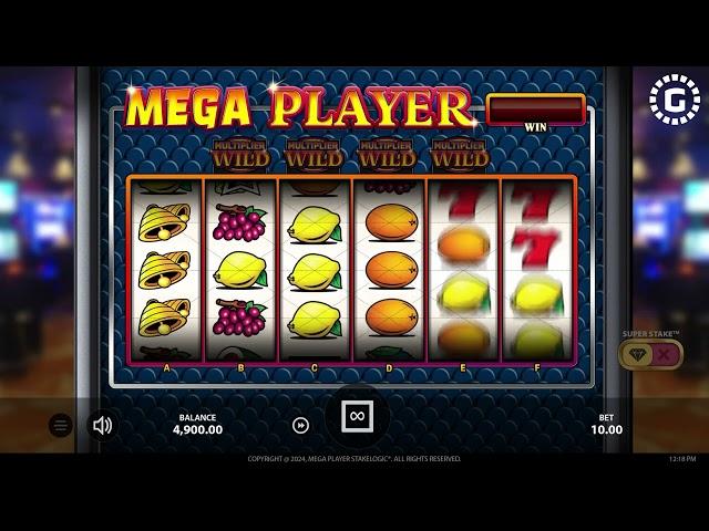 Mega Player by Stakelogic Slot Features | GamblerID