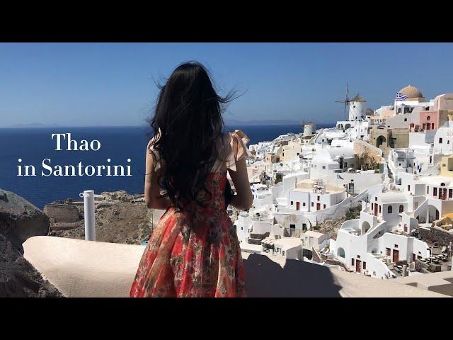 My first time in Santorini, Greece| Lần đầu tới Santorini