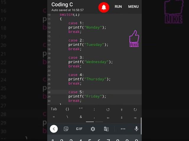 #42 C programming | switch case | #c_language #coding #teach_techno  #c_programming_for_beginners