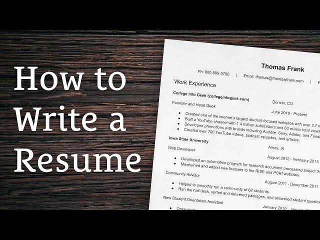 8 Tips for Writing a Winning Resume