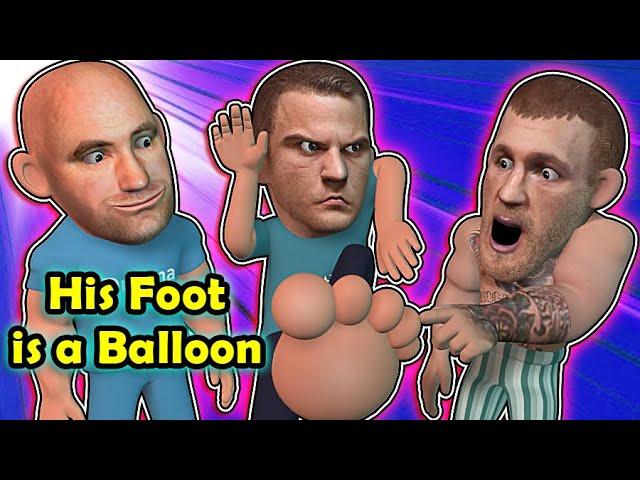 Conor Laughs at Dustin's Balloon foot