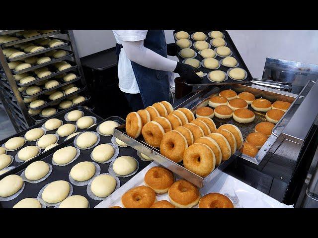 cream bomb donuts! - korean street food