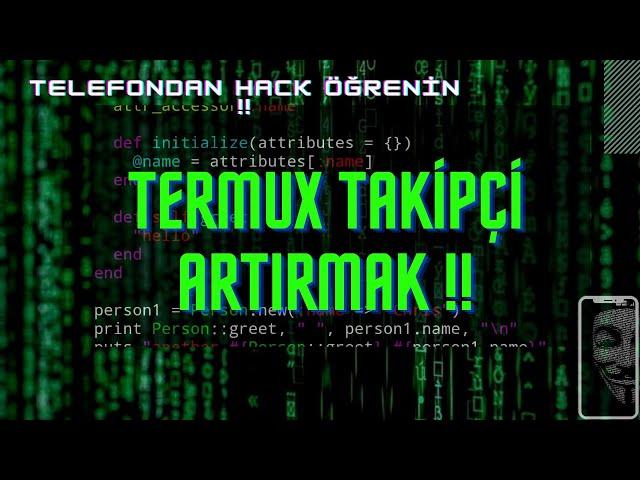 TERMUX -İNSTAGRAM TAKİPÇİ ARTIRMA & ÜCRETSİZ HESAP BÜYÜTME (5. DERS ) TELEFON ÜZERİNDEN HACKER OLMAK