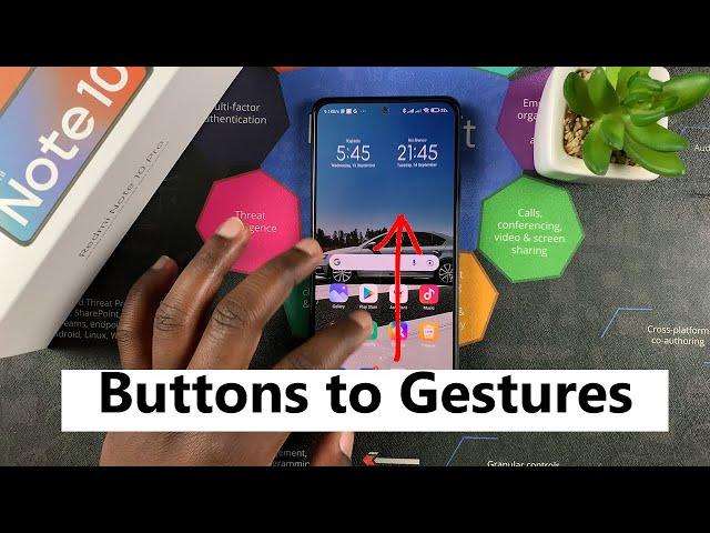 How To Change From Navigation Buttons To Gestures In Xiaomi Redmi Note 10 Pro