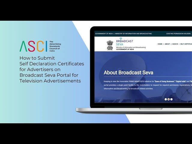 How to Submit Self Declaration for TV Ads on Broadcast Seva Portal | Step-by-Step Guide