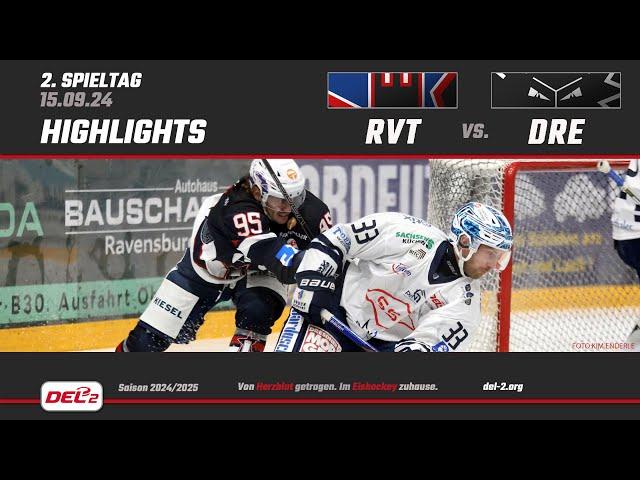 Game Highlights Spieltag 2: Ravensburg Towerstars vs. Dresdner Eislöwen