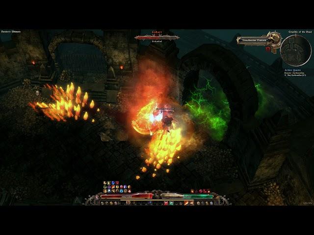 Grim Dawn - HC Retaliation Warlord Facetanking Lokarr ≈ 1' 30''