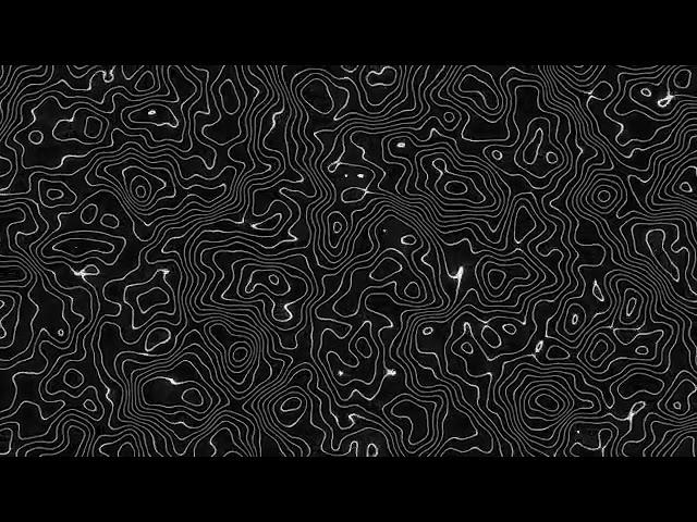 1 Hour of Dark Abstract Height Map Pattern || Loop Animation