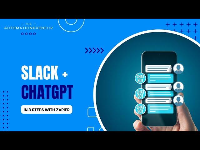 Slack + ChatGPT with Zapier
