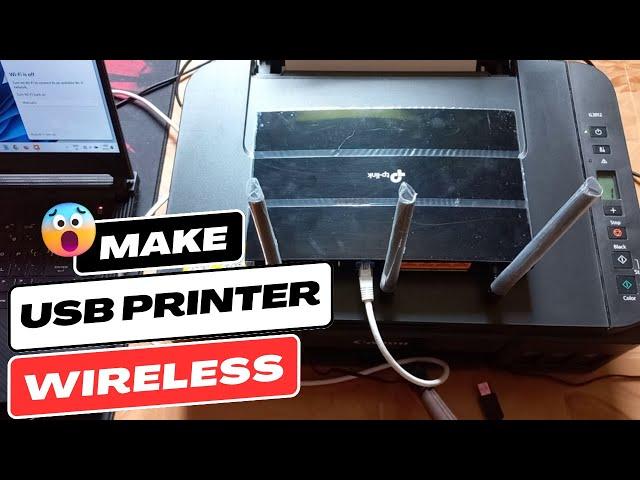 Convert any USB Printer to a WiFi Printer