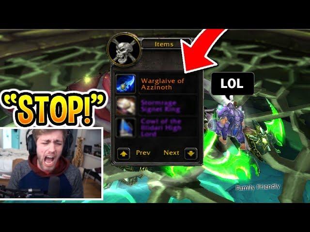 5 *CRAZY* Ninja Loot Reactions In WoW! (RAGE)