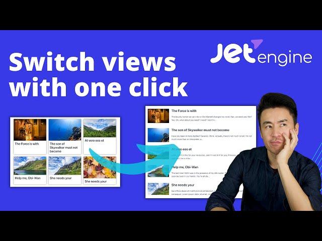 JetEngine: Switch Listing Grid views with one click -  Layout Switcher