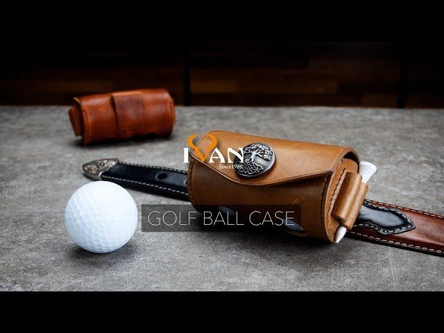 Leather Project: Handmade Golf Ball Case | Free Pattern