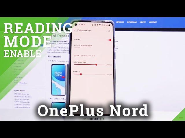 How to Enable Night Mode on OnePlus Nord – Turn On Reading Mode