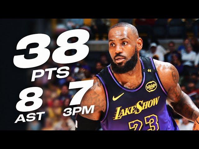 LeBron James GOES OFF For 38 Points vs Trail Blazers!  | January 2, 2025