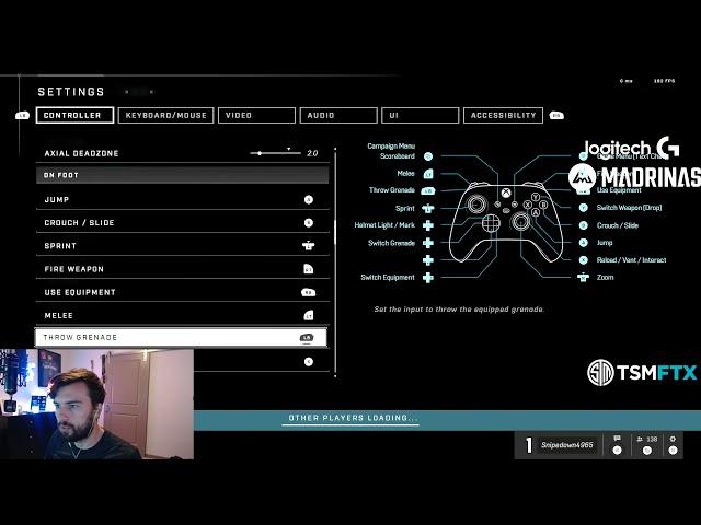 Snip3down Shows His Controller Settings - Halo Infinite !!