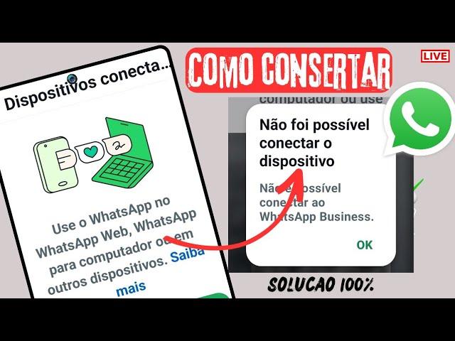 Como consertar o Whatsapp Não foi possível conectar o dispositivo | GB WhatsApp